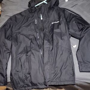 Columbia Men's Black Raincoat